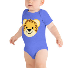 Load image into Gallery viewer, Baby Leopard Short Sleeve One Piece Jumper
