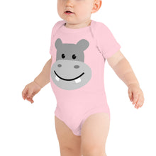 Load image into Gallery viewer, Baby Hippo Short Sleeve One Piece Jumper
