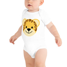 Load image into Gallery viewer, Baby Leopard Short Sleeve One Piece Jumper
