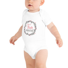 Load image into Gallery viewer, Four Months - Baby short sleeve one piece
