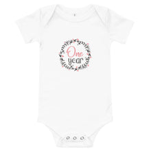 Load image into Gallery viewer, One year - Baby short sleeve one piece
