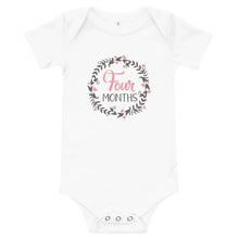 Load image into Gallery viewer, Four Months - Baby short sleeve one piece
