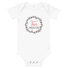 Load image into Gallery viewer, Two Months - Baby short sleeve one piece
