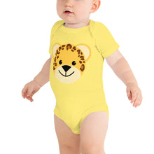 Load image into Gallery viewer, Baby Leopard Short Sleeve One Piece Jumper
