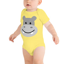 Load image into Gallery viewer, Baby Hippo Short Sleeve One Piece Jumper
