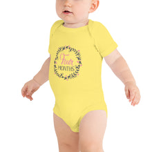 Load image into Gallery viewer, Four Months - Baby short sleeve one piece
