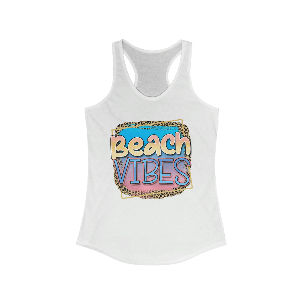 Beach Vibes Women's Ideal Racerback Tank