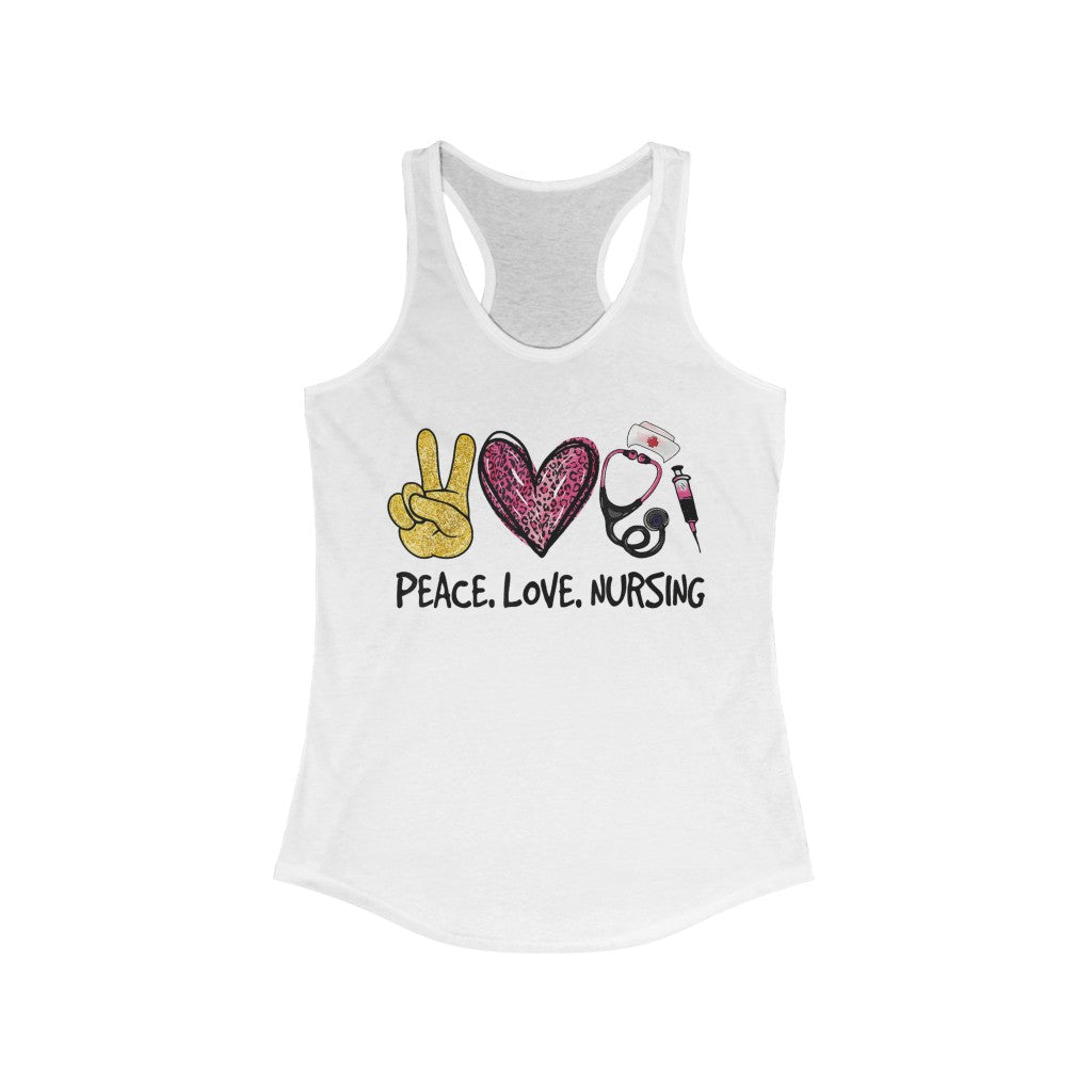 Peach Love Nursing - Women's Ideal Racerback Tank