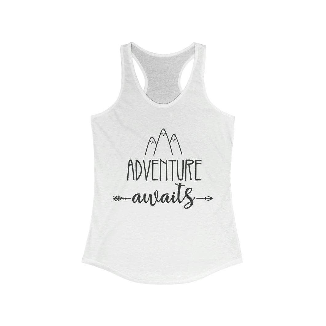 Adventure Awaits Women's Ideal Racerback Tank