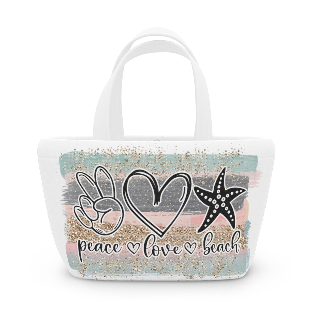 Peace Love Beach - Soft Picnic Bag
