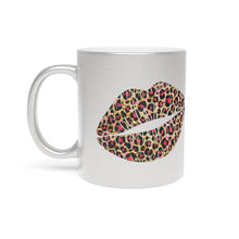 Load image into Gallery viewer, Leopard Lip Metallic Mug (Silver\Gold)
