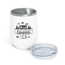 Load image into Gallery viewer, Camping Crew 12oz Insulated Wine Tumbler
