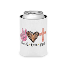 Load image into Gallery viewer, Peach Love Jesus - Can Cooler
