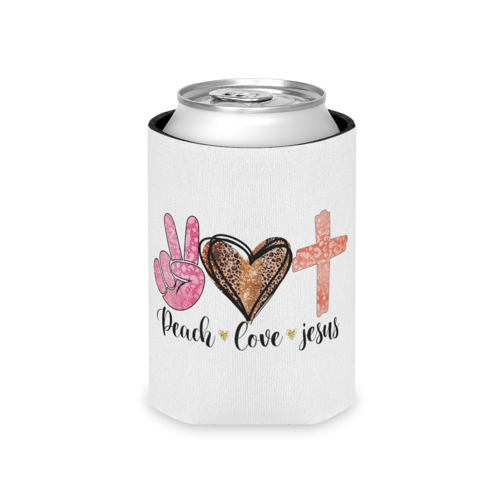 Peach Love Jesus - Can Cooler