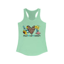 Load image into Gallery viewer, Peace Love Country - Women&#39;s Ideal Racerback Tank
