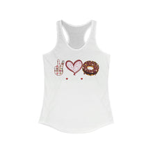 Load image into Gallery viewer, Peace Love Donuts - Women&#39;s Ideal Racerback Tank
