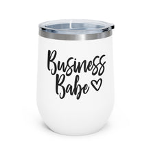 Load image into Gallery viewer, Business Babe 12oz Insulated Wine Tumbler
