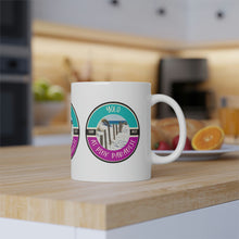 Load image into Gallery viewer, Yolo at Pink Paradise White Mug, 11oz
