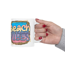 Load image into Gallery viewer, Beach Vibes Ceramic Mug 11oz
