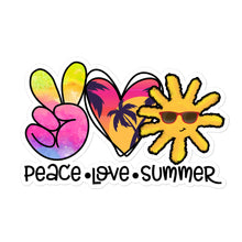 Load image into Gallery viewer, Peace Love Summer 7 - Bubble-free stickers
