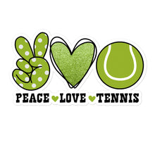 Load image into Gallery viewer, Peace Love Tennis - Bubble-free stickers
