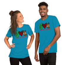 Load image into Gallery viewer, Peace Love Christmas 2 - Short-Sleeve Unisex T-Shirt
