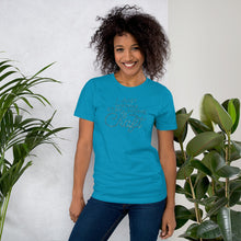 Load image into Gallery viewer, Stay Home And Craft - Aqua - Glitter - Short-Sleeve Unisex T-Shirt
