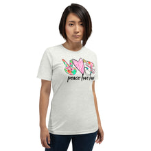 Load image into Gallery viewer, Hair -  Peace - Love - Hair  Short-Sleeve Unisex T-Shirt
