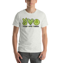 Load image into Gallery viewer, Peace Love Tennis - Short-Sleeve Unisex T-Shirt
