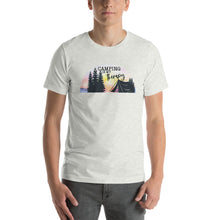 Load image into Gallery viewer, Camping Is My Therapy - Transparent - Transparent - Short-Sleeve Unisex T-Shirt
