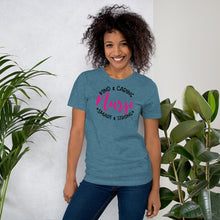 Load image into Gallery viewer, Kind &amp; Caring Nurse Pink - Short-Sleeve Unisex T-Shirt
