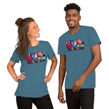 Load image into Gallery viewer, Peace Love Skate - Short-Sleeve Unisex T-Shirt
