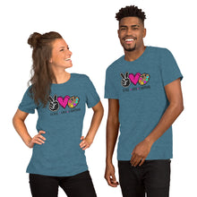 Load image into Gallery viewer, Peace Love Painting - Short-Sleeve Unisex T-Shirt
