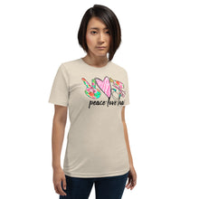 Load image into Gallery viewer, Hair -  Peace - Love - Hair  Short-Sleeve Unisex T-Shirt
