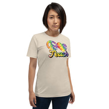 Load image into Gallery viewer, Teach - Teacher - Heart - Peace Short-Sleeve Unisex T-Shirt
