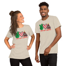 Load image into Gallery viewer, Peace Love Christmas 4 - Short-Sleeve Unisex T-Shirt
