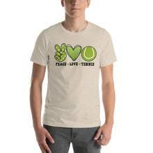 Load image into Gallery viewer, Peace Love Tennis - Short-Sleeve Unisex T-Shirt
