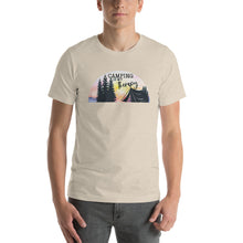 Load image into Gallery viewer, Camping Is My Therapy - Transparent - Transparent - Short-Sleeve Unisex T-Shirt
