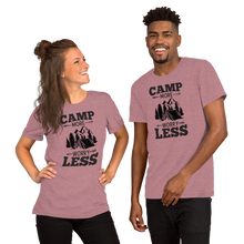 Load image into Gallery viewer, Camp More Worry Less Short-Sleeve Unisex T-Shirt
