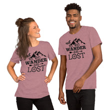 Load image into Gallery viewer, Not all who wander are lost Short-Sleeve Unisex T-Shirt
