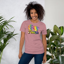 Load image into Gallery viewer, Teach - Teacher - Heart - Peace Short-Sleeve Unisex T-Shirt
