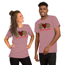 Load image into Gallery viewer, Peace Love Christmas 5 - Short-Sleeve Unisex T-Shirt
