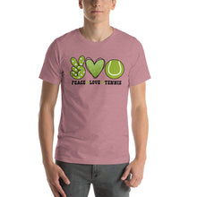 Load image into Gallery viewer, Peace Love Tennis - Short-Sleeve Unisex T-Shirt
