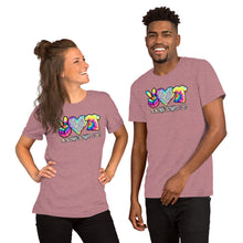 Load image into Gallery viewer, Peace Love Tie Dye - Short-Sleeve Unisex T-Shirt
