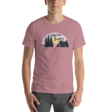 Load image into Gallery viewer, Camping Is My Therapy - Transparent - Transparent - Short-Sleeve Unisex T-Shirt
