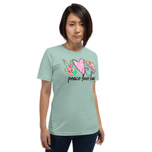 Load image into Gallery viewer, Hair -  Peace - Love - Hair  Short-Sleeve Unisex T-Shirt
