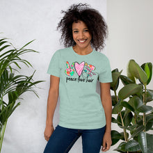 Load image into Gallery viewer, Hair - Peace - Love - Hair Short-Sleeve Unisex T-Shirt
