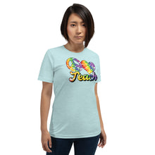 Load image into Gallery viewer, Teach - Teacher - Heart - Peace Short-Sleeve Unisex T-Shirt
