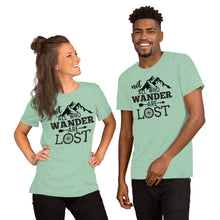 Load image into Gallery viewer, Not all who wander are lost Short-Sleeve Unisex T-Shirt
