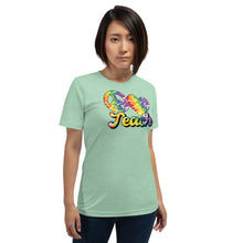 Load image into Gallery viewer, Teach - Teacher - Heart - Peace Short-Sleeve Unisex T-Shirt
